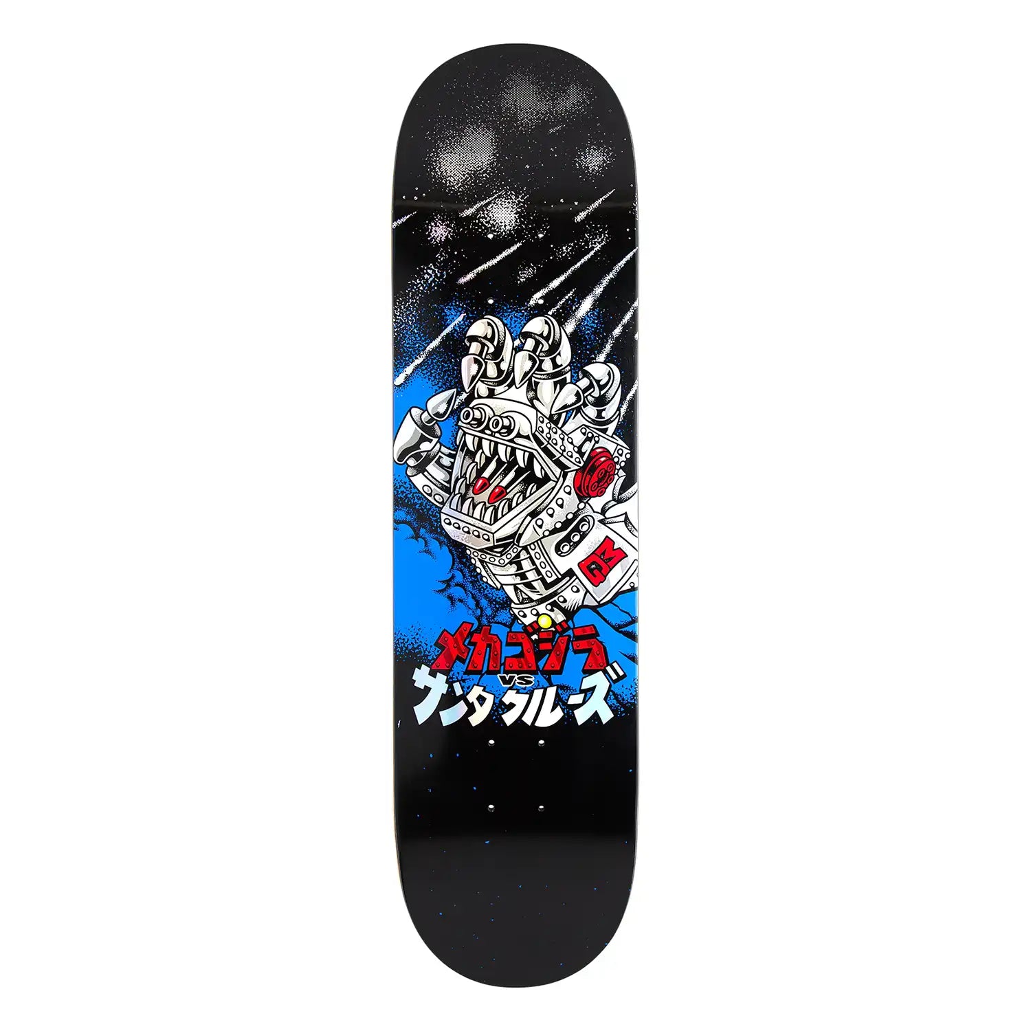 Custom Skateboard Deck For Team Skateboards-Santa Cruz x Godzilla Mecha Hand Skateboard Deck