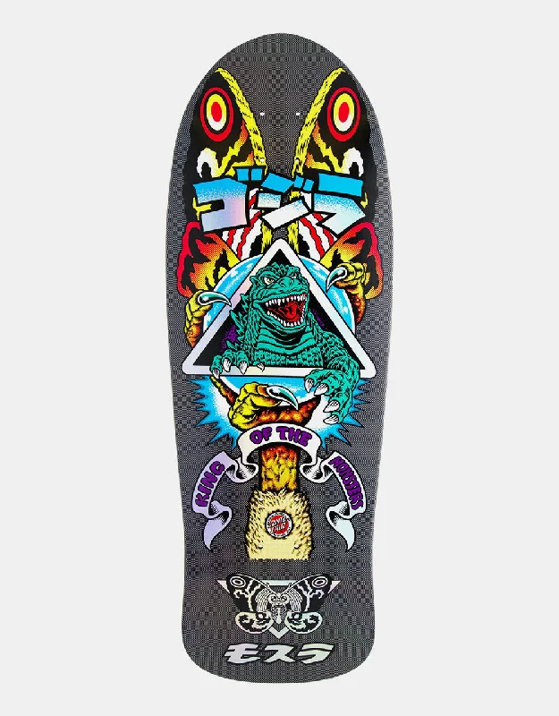 Personalized Skateboard Deck For Artistic Expression-Santa Cruz x Godzilla Mothra Natas Skateboard Deck - 10.538"