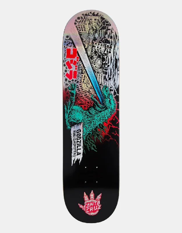 Personalized Skateboard Deck For Custom Artwork-Santa Cruz x Godzilla O’Brien Reaper Skateboard Deck - 8.25"