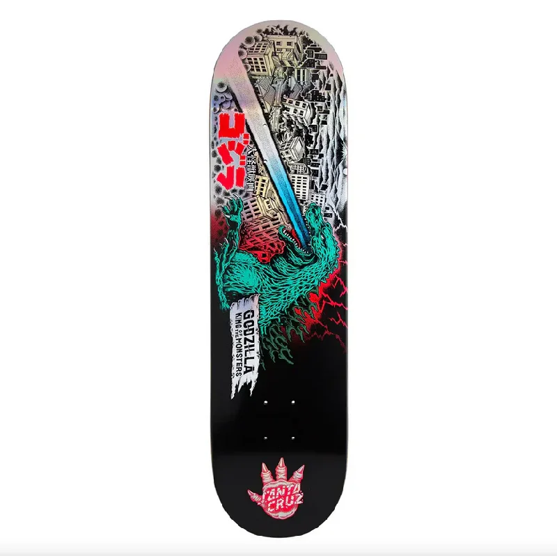 Custom Skateboard Deck For Skateboarding Gear-Santa Cruz x Godzilla O'Brien Reaper Skateboard Deck - 8.25