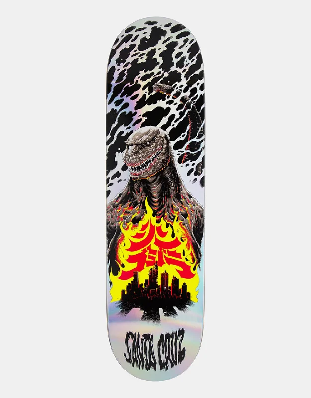 Custom Skateboard Deck For Graffiti Culture-Santa Cruz x Godzilla Shin Knox Firepit Skateboard Deck - 8.5"