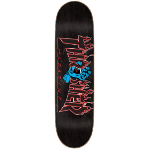 Personalized Skateboard Deck For Artistic Expression-Santa Cruz X Thrasher Screaming Flame Logo Skateboard Deck 8.5"