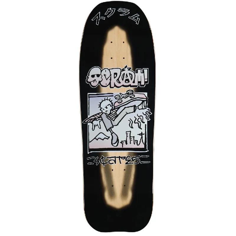 Custom Skateboard Deck For Classic Skate Style-Scram Boneless Skateboard Deck - 10.375"