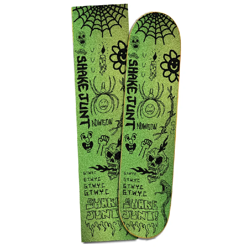 Skateboard Grip Tape With A Cool Look-Shake Junt Lotties Skateboard Grip