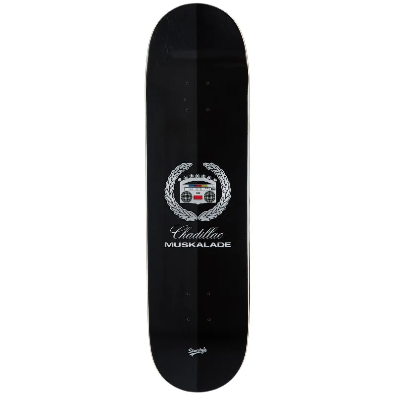 Personalized Skateboard Deck For Collection-Shorty's Muskalade Skateboard Deck - Black - 8.25"