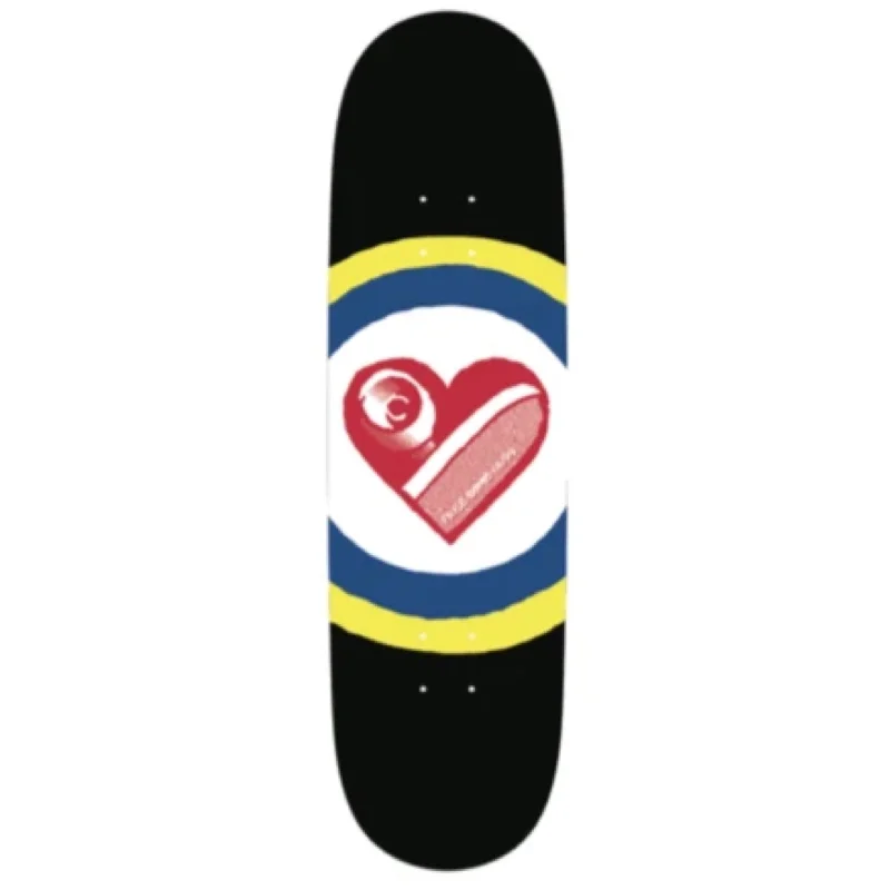 Custom Skateboard Deck For Beginners And Pros-Skate Heart Deck (Black) 9.0