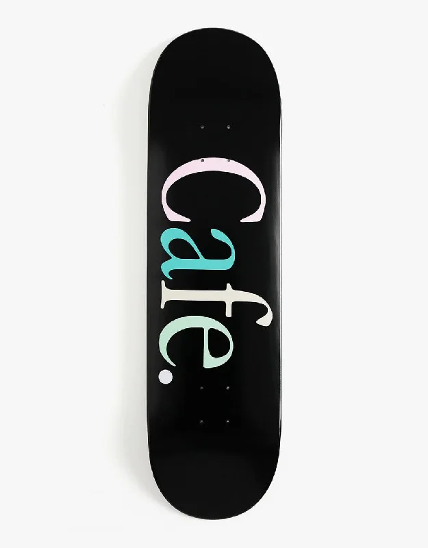 Personalized Skateboard Deck For New Skaters-Skateboard Café "Wayne" Skateboard Deck - Black