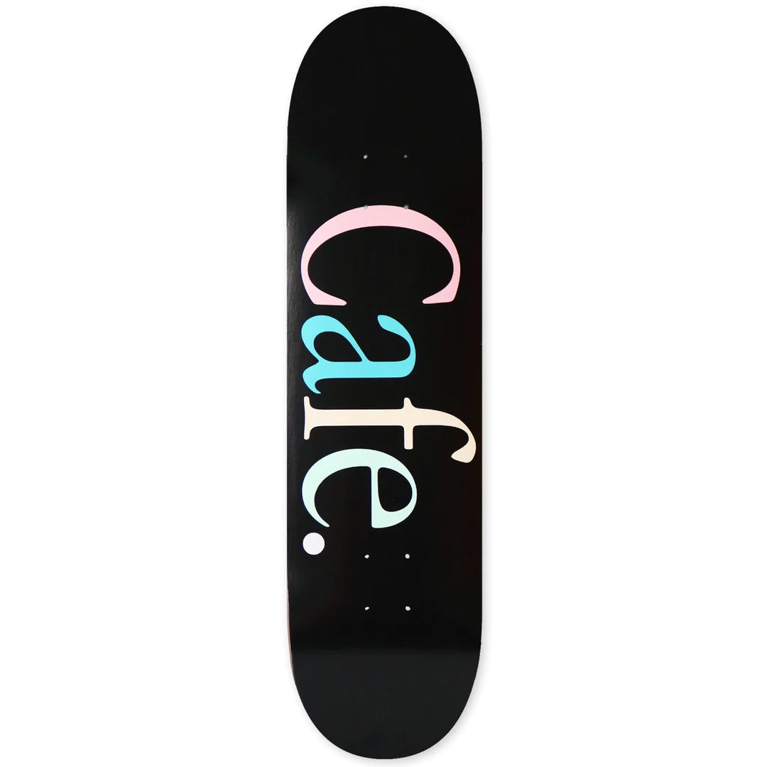 Custom Skateboard Deck For Athletic Performance-Skateboard Cafe Wayne Skateboard Deck Black - 8.375