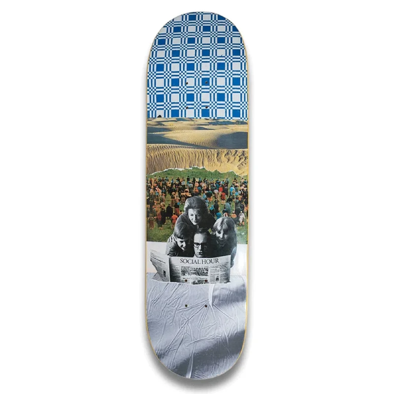 Personalized Skateboard Deck For Skater Art-Social Hour Paper Deck 8.5"