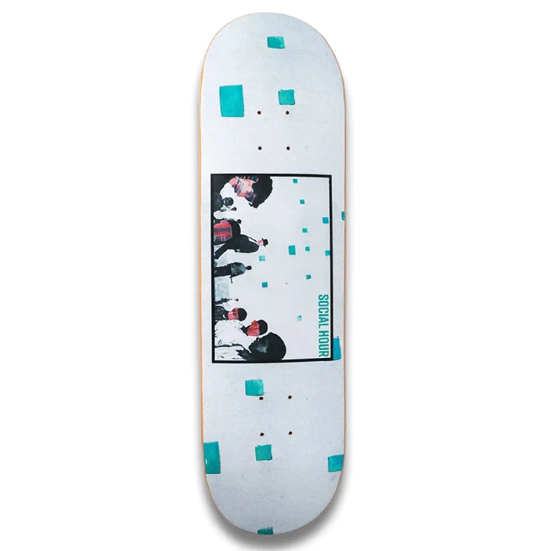 Personalized Skateboard Deck For Artistic Expression-Social Hour People And Places Deck 8.125"