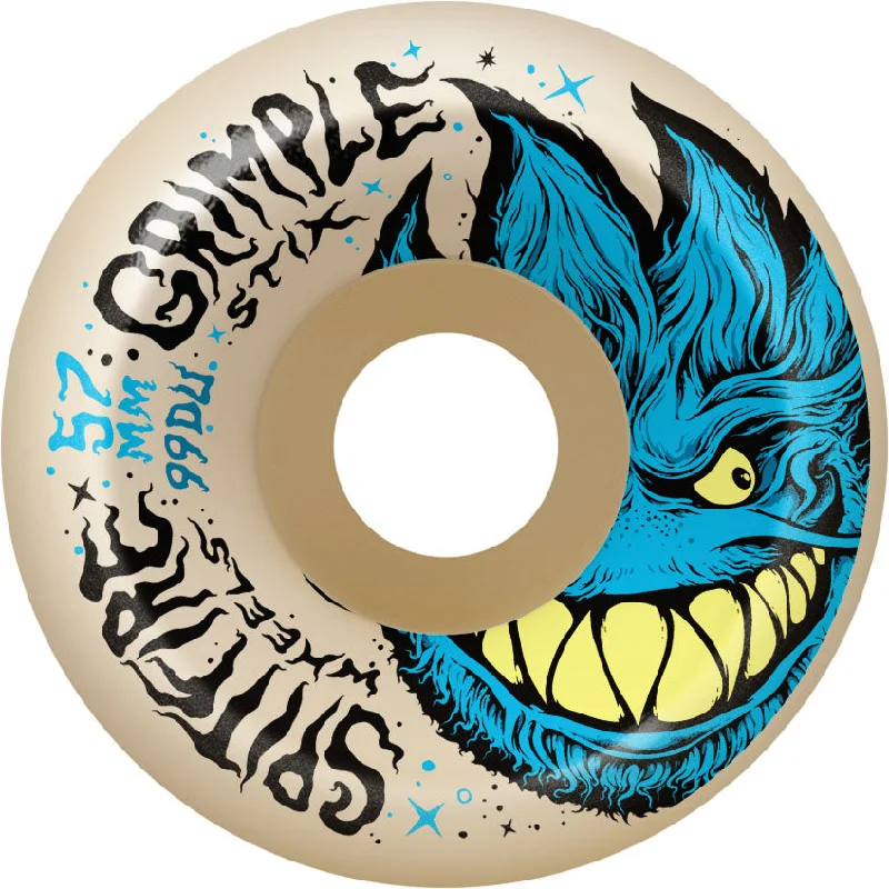 Skateboard Wheels For Smooth Transitioning-Spitfire - Formula 4 - Grimple Head - Lock Ins - 99D/57MM