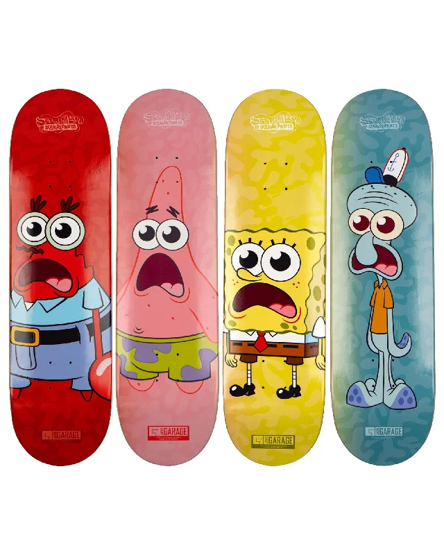 Custom Skateboard Deck For Custom Themes-SpongeBob Squarepants x Jack's Garage Skate Deck