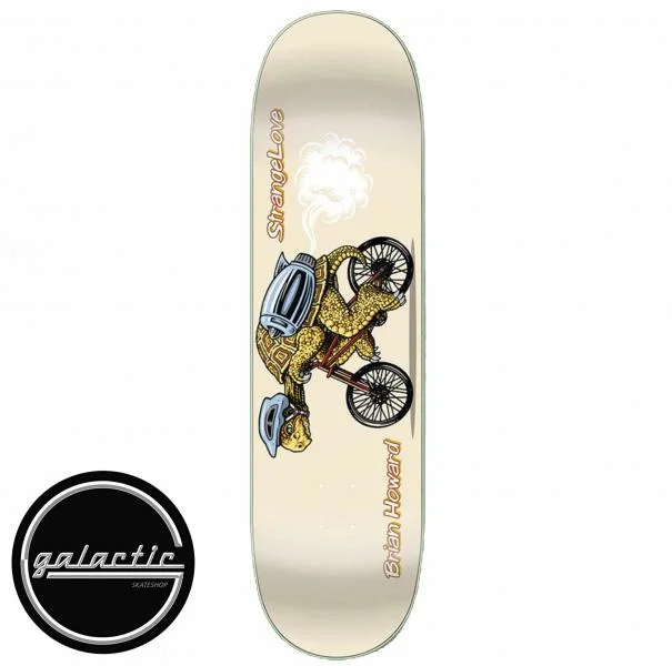 Custom Skateboard Deck For Beginners And Pros-Strangelove Brian Howard Deck (Screened) Deck 8.75"