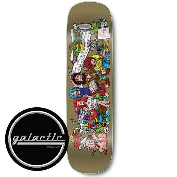 Personalized Skateboard Deck For Vibrant Graphics-Strangelove Manson Family Deck 9.0"