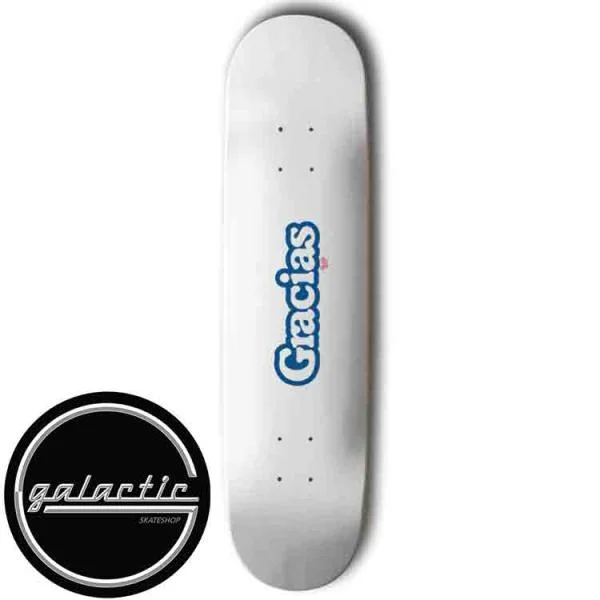 Personalized Skateboard Deck For Graffiti Artists-Thank You Gracias Deck 8.25"