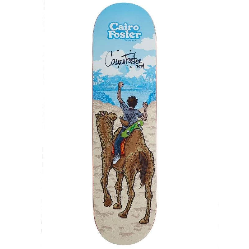 Personalized Skateboard Deck For Urban Adventure-Thank You x Cairo Foster Mirage Guest Model Skateboard Deck - Multi - 8.25"