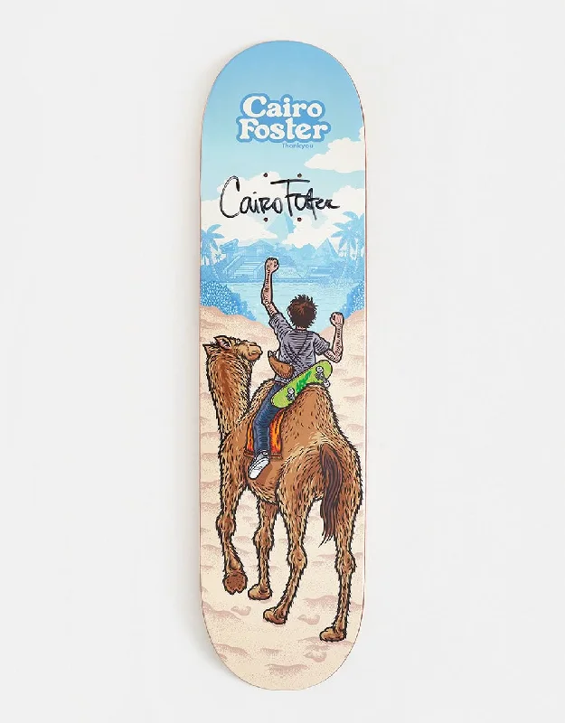 Personalized Skateboard Deck For Street Rides-Thank You x Cairo Foster Mirage 'TWIN' Guest Skateboard Deck - 8"