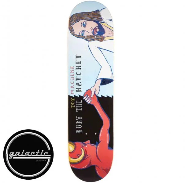 Custom Skateboard Deck For Skateboarding Gear-Toy Machine Bury The Hatchet Deck 8.0"