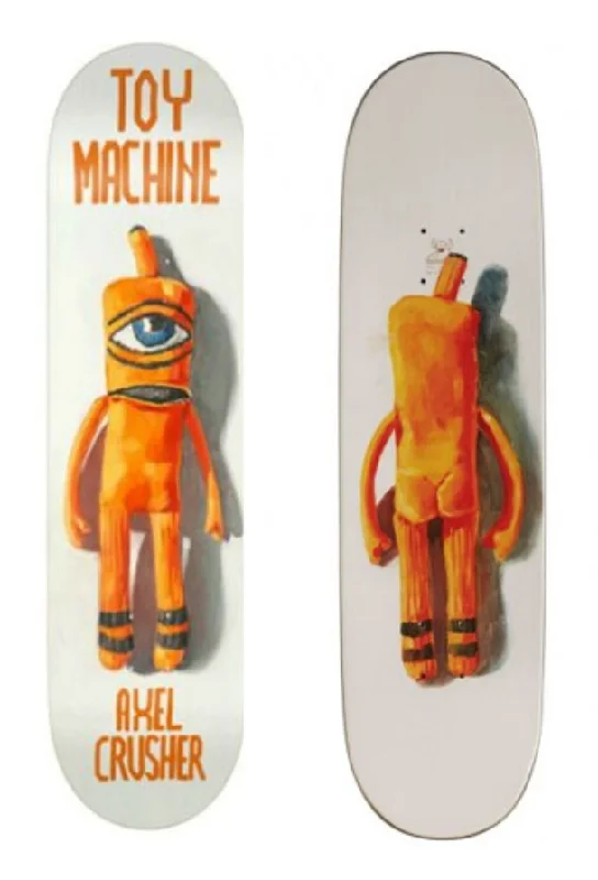 Personalized Skateboard Deck For School Sports-Toy Machine CJ Collins Orange Sock Doll Deck