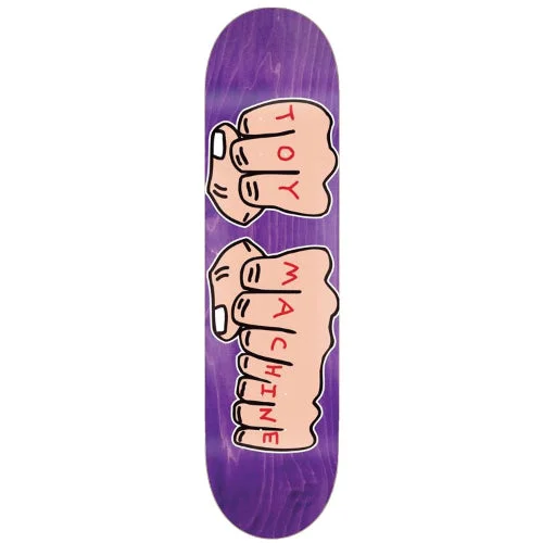 Personalized Skateboard Deck For School Sports-Toy Machine Fists Skateboard Deck Assorted 9.0"