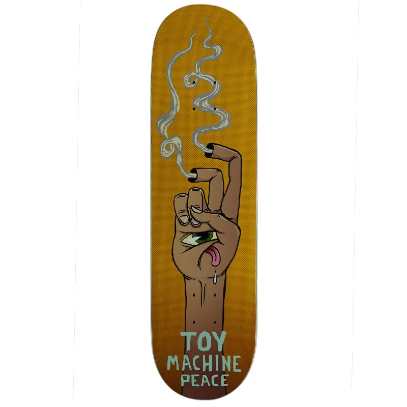 Personalized Skateboard Deck For Advanced Skaters-Toy Machine Peace Skateboard Deck - 8.25"