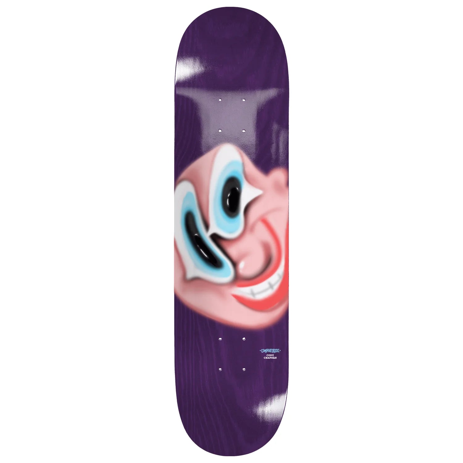 Custom Skateboard Deck For Custom Stains-Umaverse Cody Chapman Smile Deck 8.5"