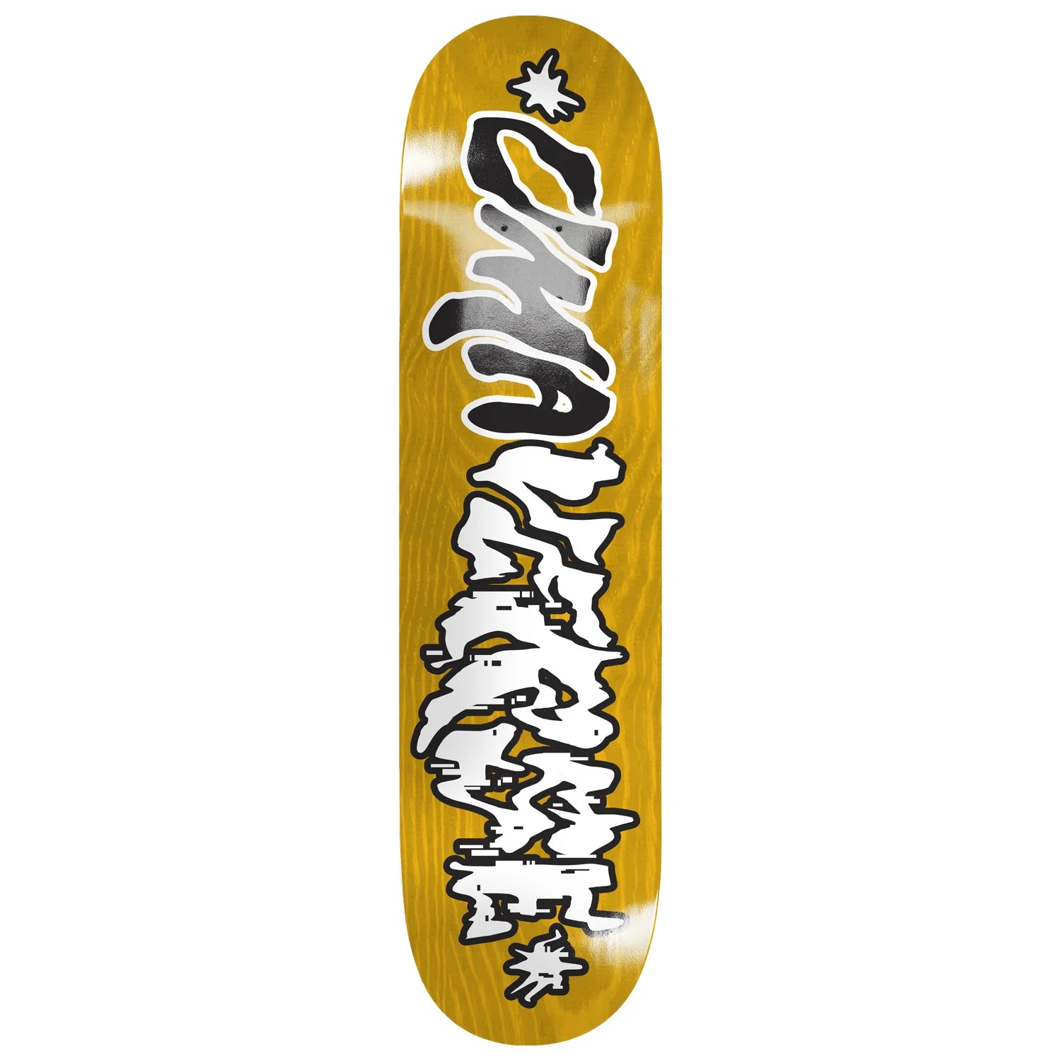 Personalized Skateboard Deck For Outdoor Use-Umaverse Glitch Deck 8.25"