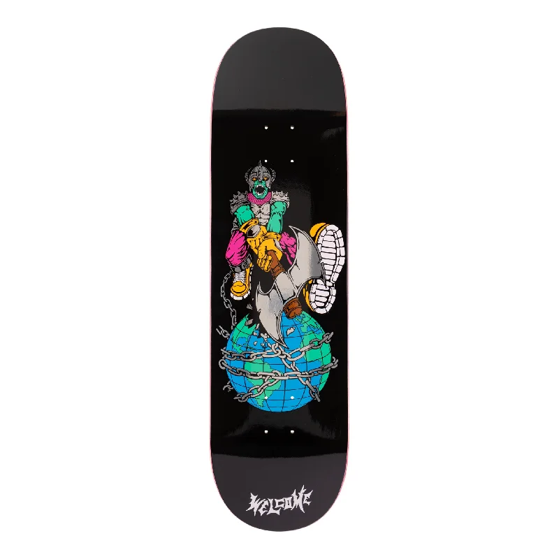 Personalized Skateboard Deck Designs-Unchained on Popsicle - Black - 8.75"