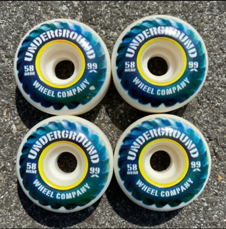 Skateboard Wheels For Slalom Skating-Underground Wheel Co. - Dozers 58mm 99A