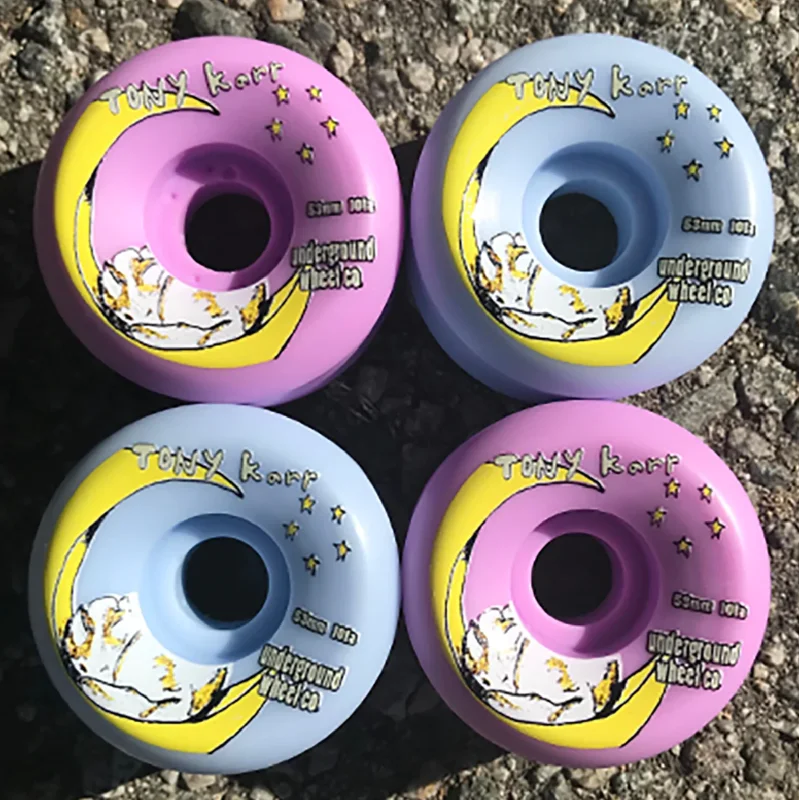 Premium Skateboard Wheels For Long Rides-Underground Wheels - All Terrain Road Warrior 53mm 101A