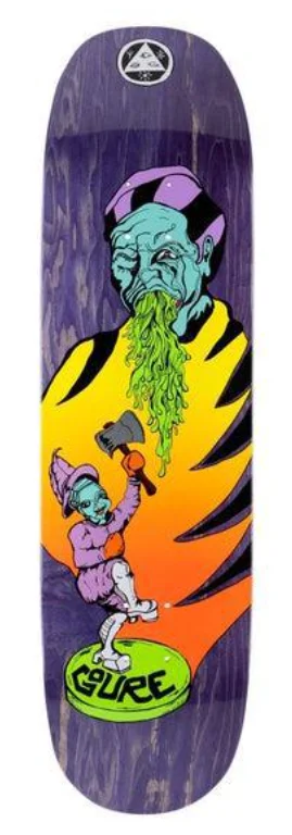 Custom Skateboard Deck For Skating The Streets-Welcome Aaron Goure Divorced Jim on Moontrimmer 2.0 Deck 8.5"