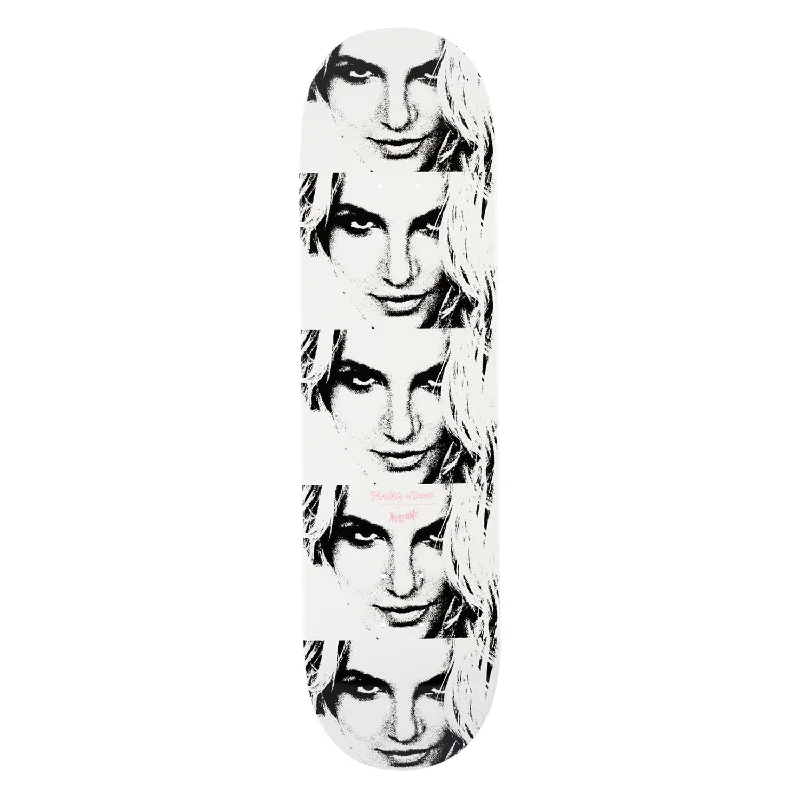 Custom Skateboard Deck For Streetwear Style-Welcome x Britney Spears World Deck 8.5" (White Dip)