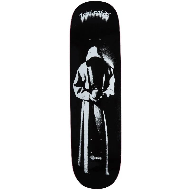 Custom Skateboard Deck For Modern Skaters-Welcome Contemplation On An Enenra Skateboard Deck - Black - 8.50"