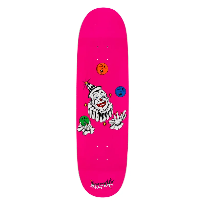 Custom Skateboard Deck For Strong Durability-Welcome Juggle on Son of Boline Magenta Deck 8.8"