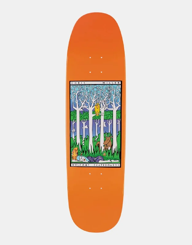 Custom Skateboard Deck For Skating The Streets-Welcome Miller Love is Essential on Catblood 2 Skateboard Deck - 8.75"