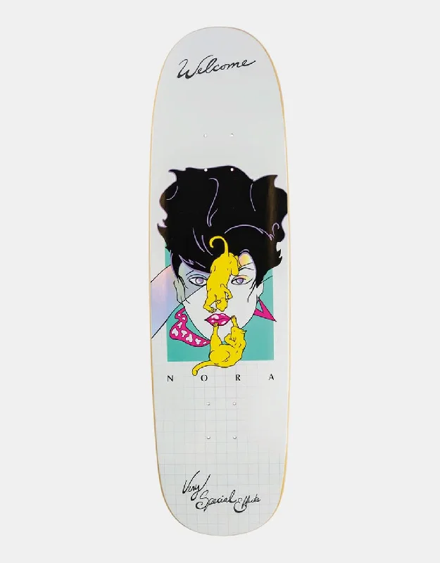 Personalized Skateboard Deck For Fashion-Welcome Nora Special Effects on Sphynx Skateboard Deck - 8.8"