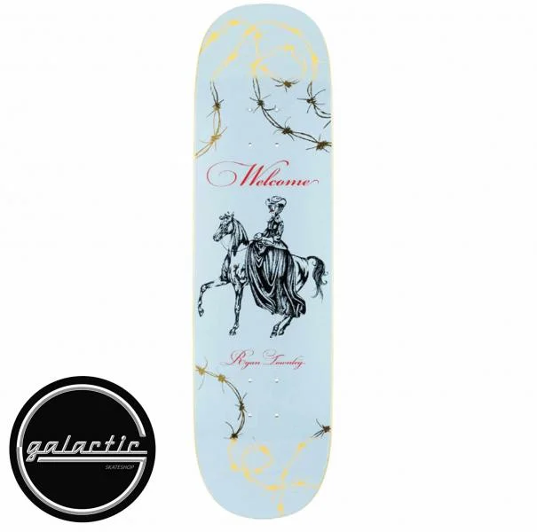 Custom Skateboard Deck For Athletic Decks-Welcome Ryan Townley Cowgirl on Enenra  Deck 8.5"