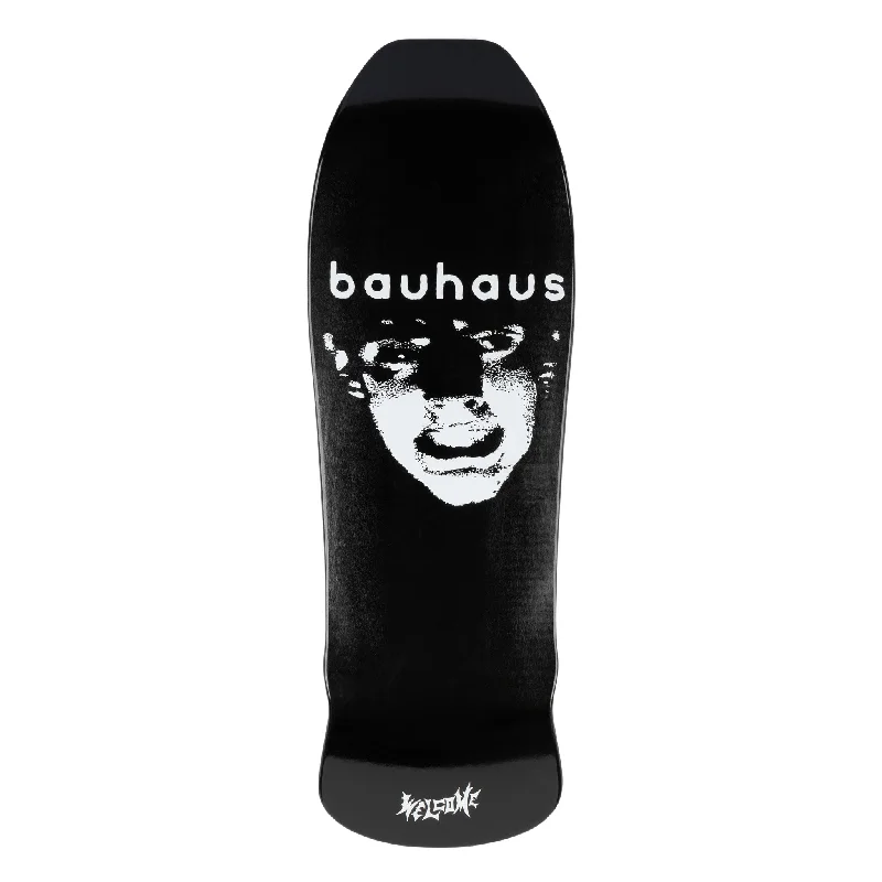 Personalized Skateboard Deck For Board Collectors-Welcome x Bauhaus Mask On Early Grab Black Dip Deck 10.0"