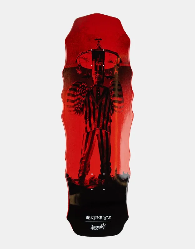 Custom Skateboard Deck For Trendy Styles-Welcome x Beetlejuice Carousel on Widow Skateboard Deck - 10"