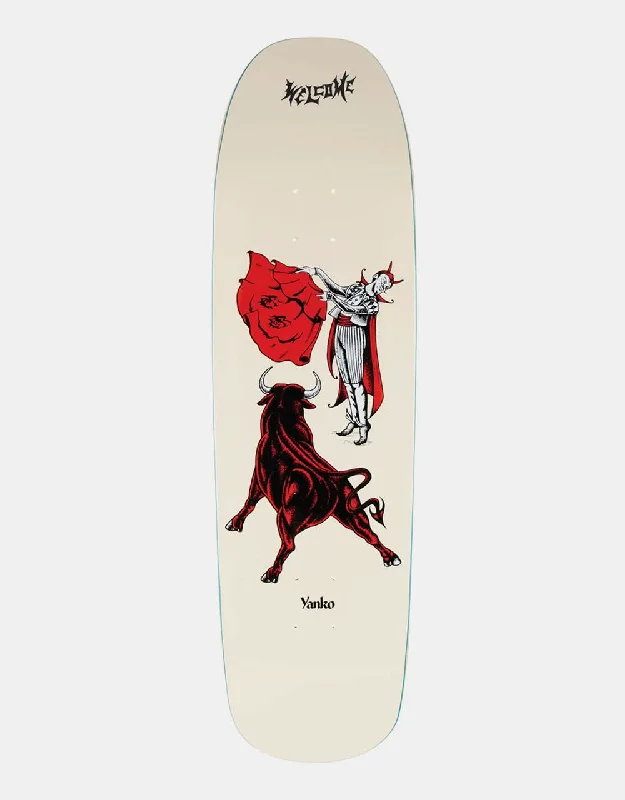 Personalized Skateboard Deck For Trendy Designs-Welcome Yanko Matador on Panther Skateboard Deck  - 9"