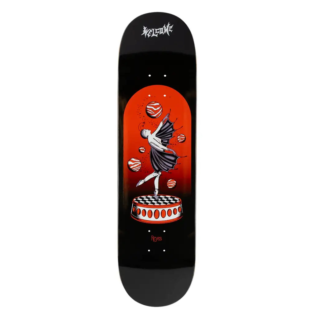 Personalized Skateboard Deck For Team Designs-Welcome Ryan Reyes Dancer on Popsicle Skateboard Deck Black