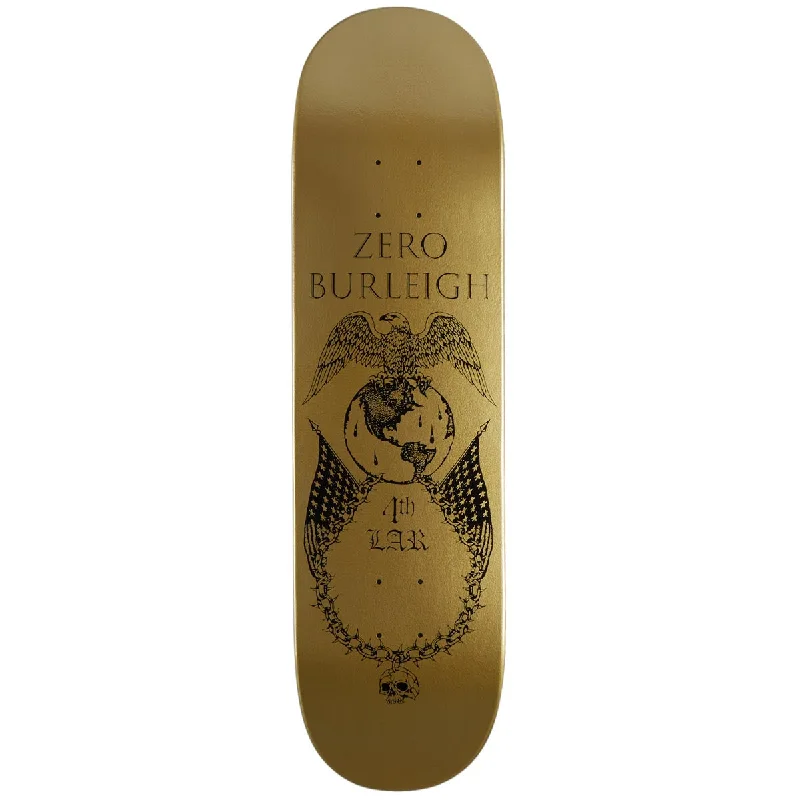 Personalized Skateboard Deck For Fun Rides-Zero Always Faithful Skateboard Deck - Gold - 8.50"