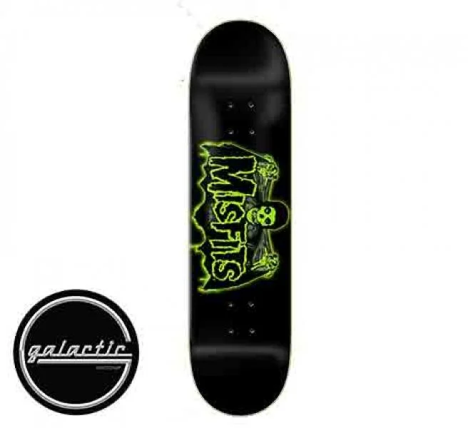 Personalized Skateboard Deck For Advanced Skating-Zero Misfits 1st Edition Bats (Glow) Deck 8.25"