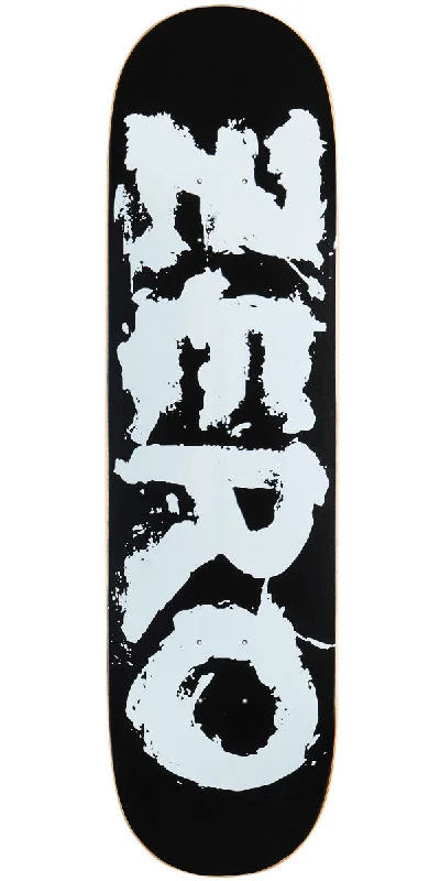 Custom Skateboard Deck For Graffiti Culture-Zero Misled Font Skateboard Deck - Black - 8.50"