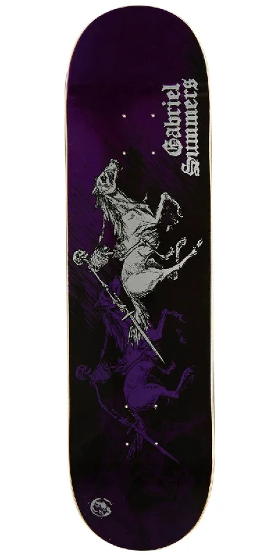 Personalized Skateboard Deck For Custom Skating-Zero Summers Pale Horse Skateboard Deck - Purple Foil - 8.25"