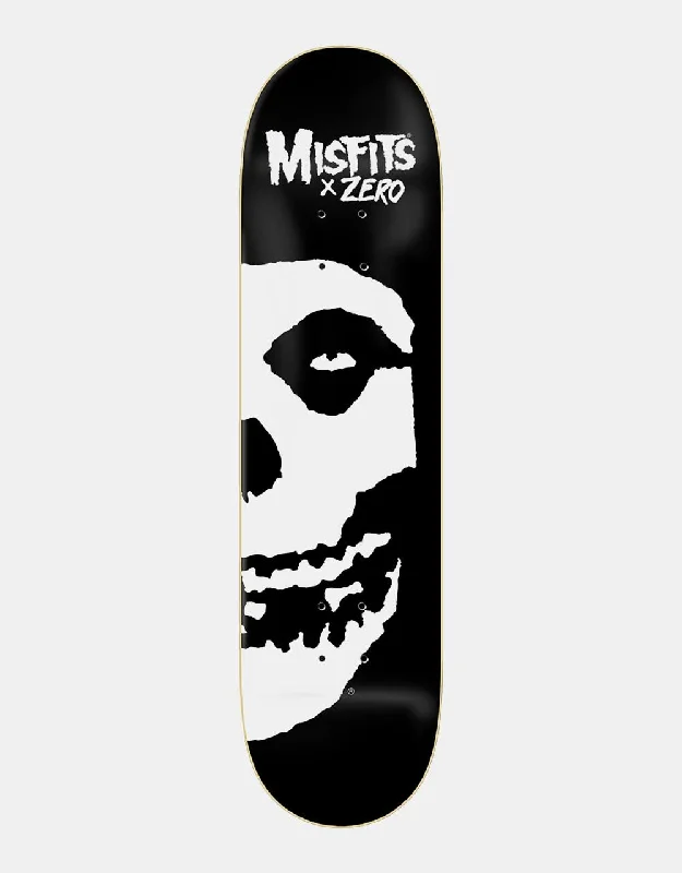 Custom Skateboard Deck For Athletic Performance-Zero x Misfits Fiend Skull Right Skateboard Deck - 8.25"